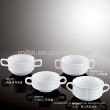 Gobelet de porcelaine blanche chinoise de bonne qualité